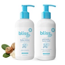 Bliss Baby Bath Bundle, 2-in-1 Shampoo  Body Wash  Lotion, 8 fl. oz., 2 pk.