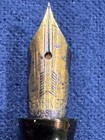 Vtg 1940's Brown W/Gold Pearl Stripes Parker Vacumatic Fountain Pen 14k Nib — photo 9