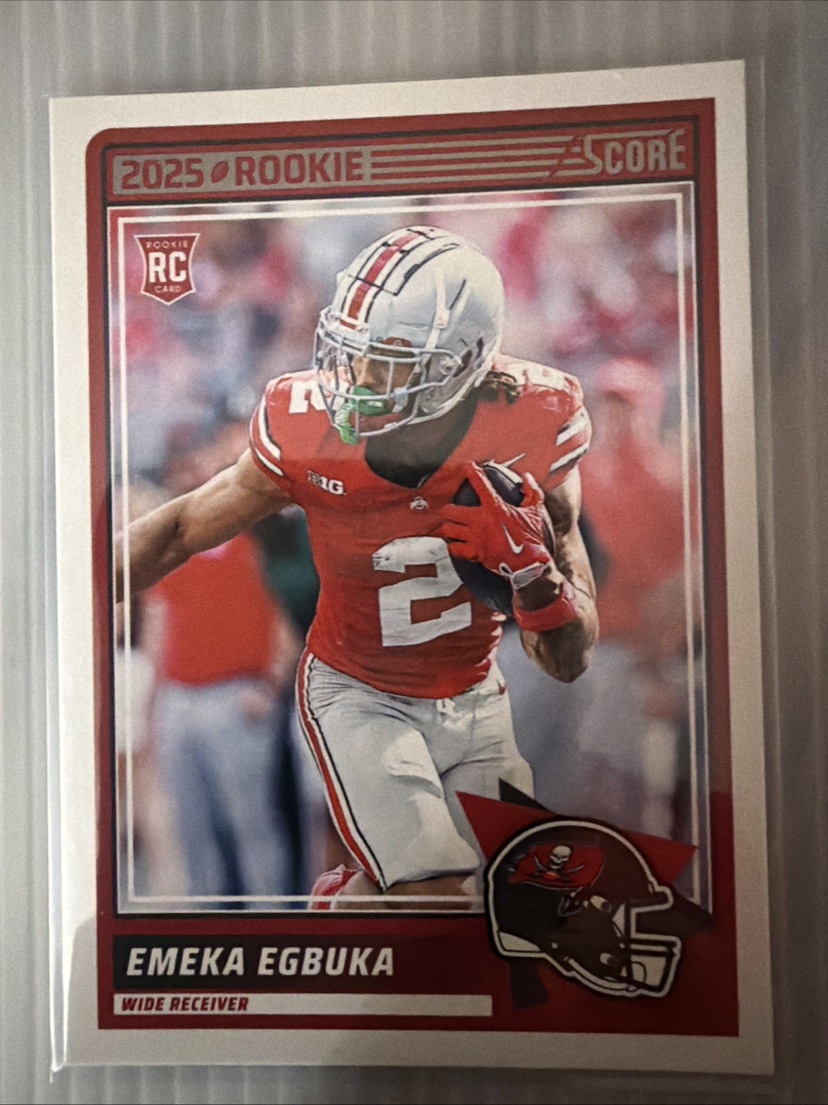 2025 Score - Rookies Emeka Egbuka #2 Red (RC)