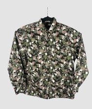 Ted Baker London Mens Large Floral Shirt Designer Button Down Long Sleeve