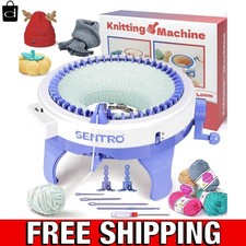 Creative Knitting Machine: 48 Needle Circular Loom with Adjustable Yarn Density