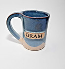 Mug Stegall Studio Art Pottery Blue Hand Thrown Coffee Mug Grandmother Gift