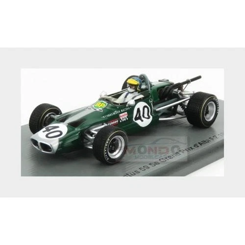 1:43 Spark Lotus F2 59 #40 5Th Albi Gp 1969 R.Peterson Green SF187 Modellino - Immagine 2 di 2