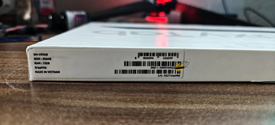 Samsung Galaxy Tab S8 Ultra 256GB 12GB Ram Wifi+5G 14,6 " SM-X906B Wie Neu - Bild 2 von 4