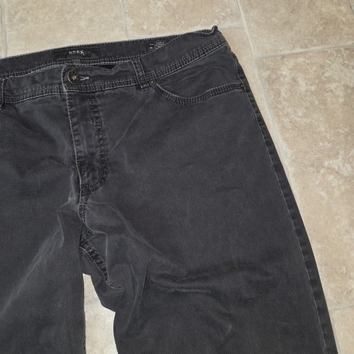 Brax Cooper Regular Fit Stretch Gray Chino Pants Men's 38x32 - Picture 4 of 16