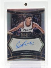 CAM CHRISTIE 2024-25 SELECT ROOKIE SIGNATURES SILVER PRIZM RC AUTO /249 Q0933