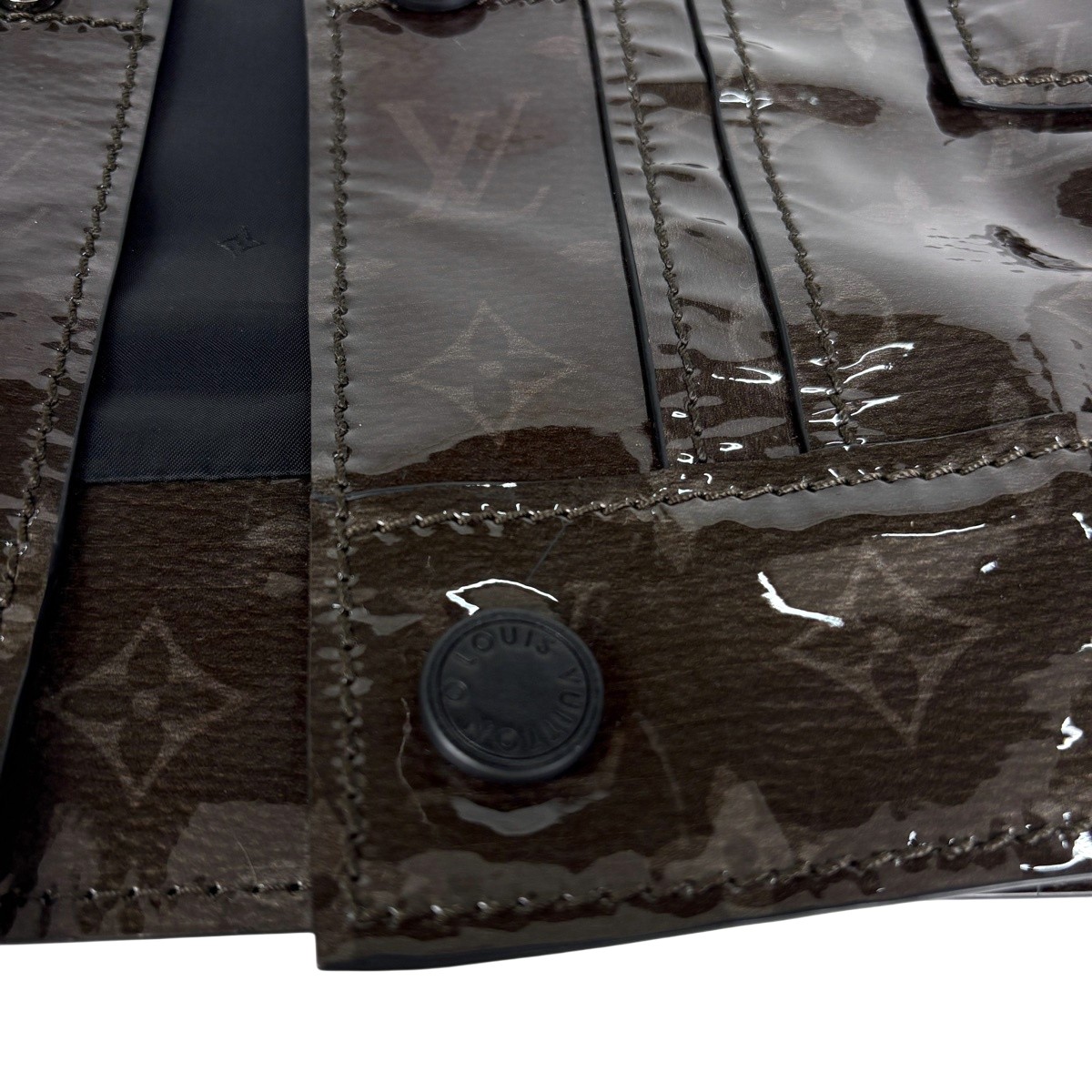 Louis Vuitton Monogram Eclipse Glaze Jacket logo … - image 5