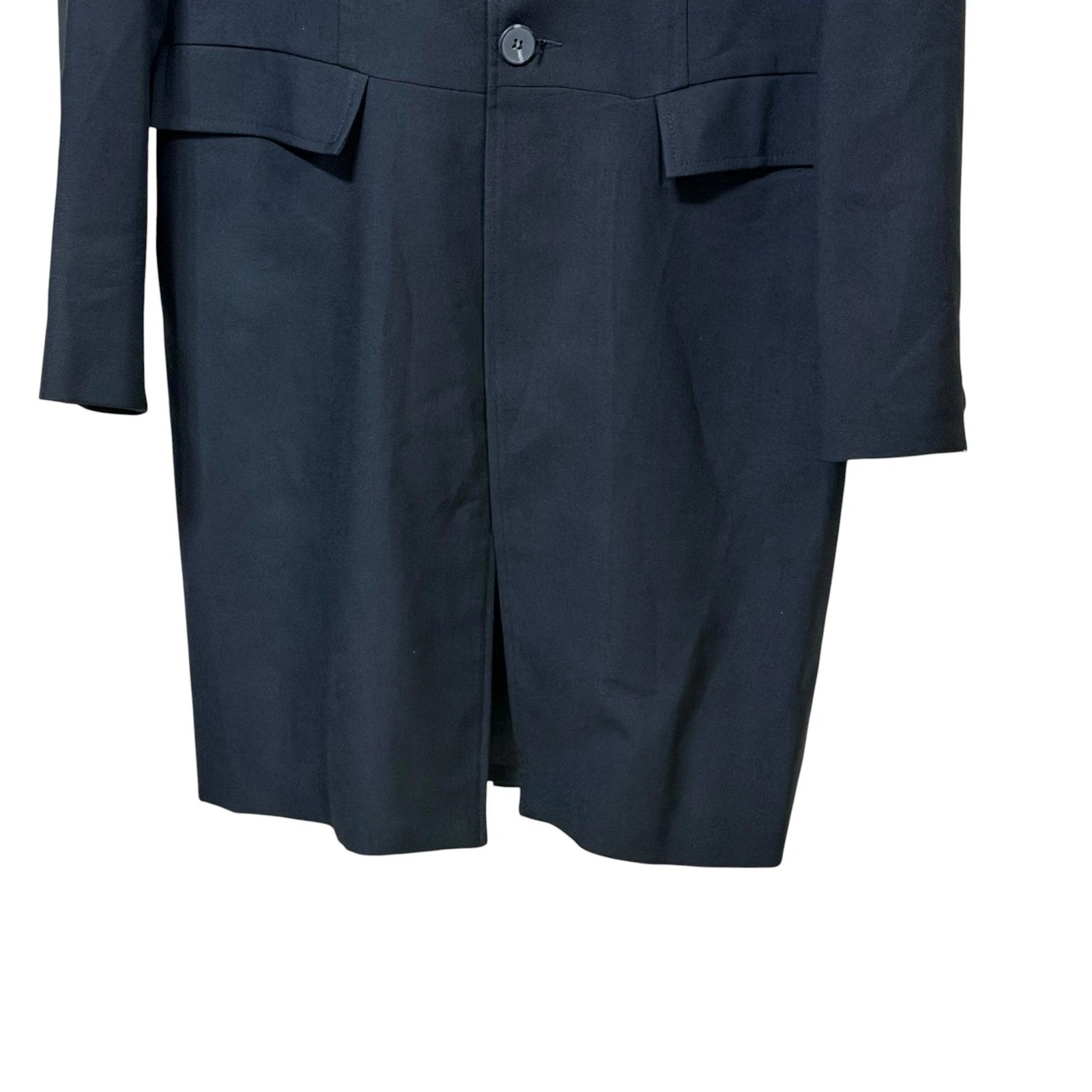 Wah Maker Frontier Clothing Men Black Wool Blend Frock Coat Jacket 40 538489 USA - product detail image 4