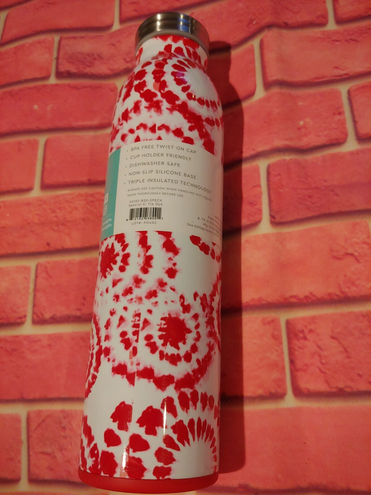 Kellogg's Special K Swig Life Stainless Steel Insulated Bottle 20 oz