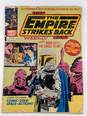 Star Wars Boba Fett Appearance Empire Strikes Back Weekly 129 Key UK Comics 1980