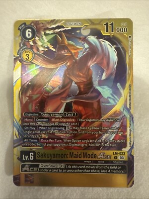 Sakuyamon: Maid Mode ACE - LM-023 - Special Limited Set - Digimon TCG