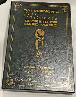 Dai Vernon s Ultimate Secrets Card Magic , DLX collector s ed.- SLIP CASE ONLY