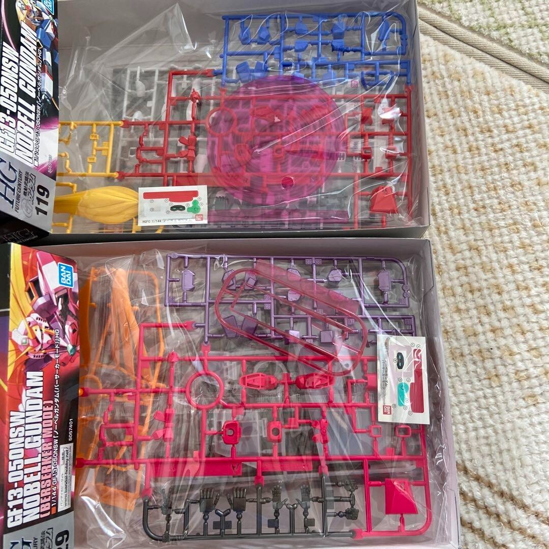 GUNDAM Nobell Berserker Mode SET 1:144 HG BANDAI Model Kit