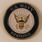 NEW USN united States Navy Spouse - Challenge Coin - Free Shipping - Great Gift