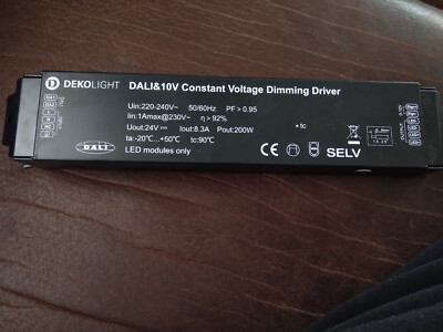 LED RGB DALI Netzgerät Trafo 24V DC 200W dimmbar BASIC DIM Bus DEKOLIGHT