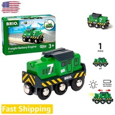 Realistic Headlight Freight Engine - Compatible Toy Train Set for Creative Play