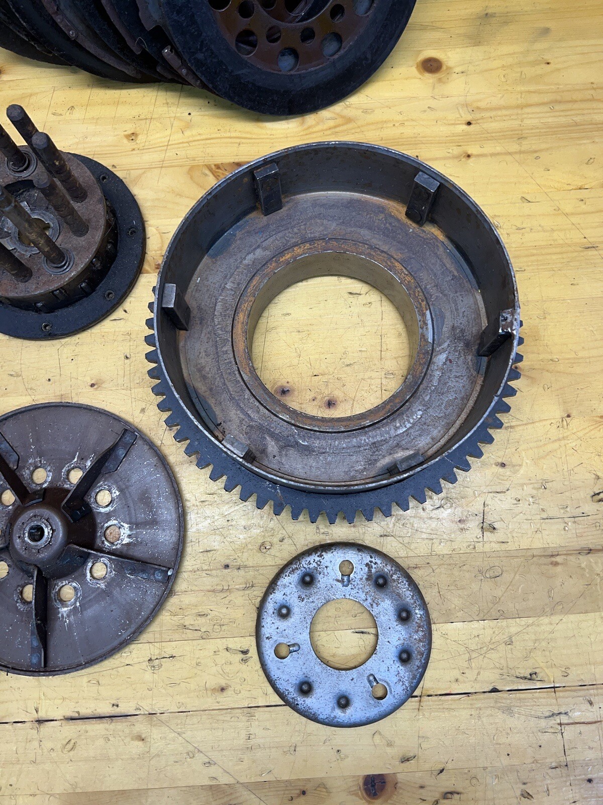 Harley Davidson Shovelhead Electric Start Primary Drive Clutch Basket