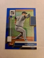 2022 Tarik Skubal Panini Donruss Blue Foil Refractor #92
