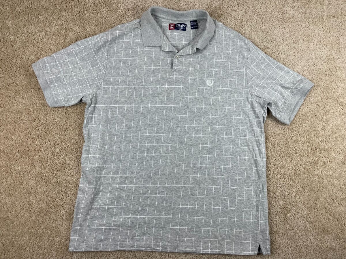 Champs Polo Shirt Men's XL Regular Fit Checkered Embroidered Champs Polo Shirt Men's XL Regular Fit Checkered Embroidered