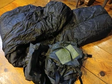 USGI Army Modular Sleeping Bag Intermediate Cold Weather Black w/ Stuff Sack