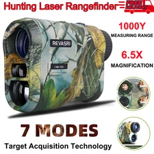 Hunting Laser Rangefinder with Rechargeable Battery 1000 Yards Clear Accurate