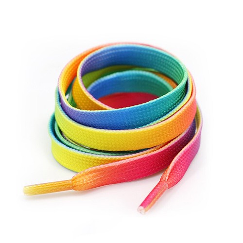 80/100/120/150 cm correa de zapatos coloridos cordones planos zapatillas ¡cuerdas largas! - Imagen 8 de 20