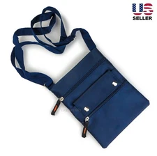 Womens Crossbody Bag Phone Purse Water Resistant Flat Design Lightweight