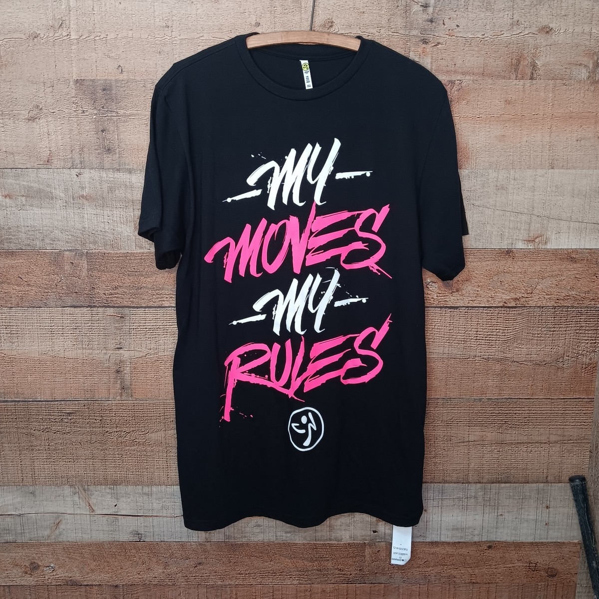 Zumba Wear Tshirt #zumba Short Sleeve My Moves My Rules Workout