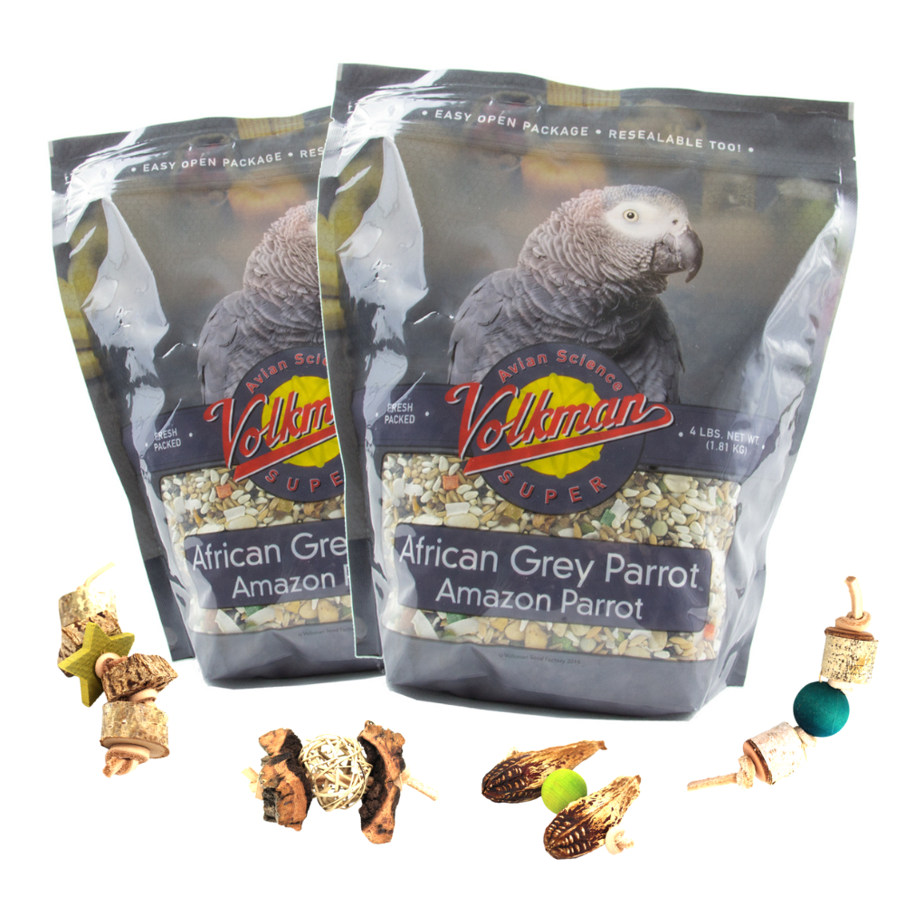 Volkman Avian Science Super African Gray Parrot Food with