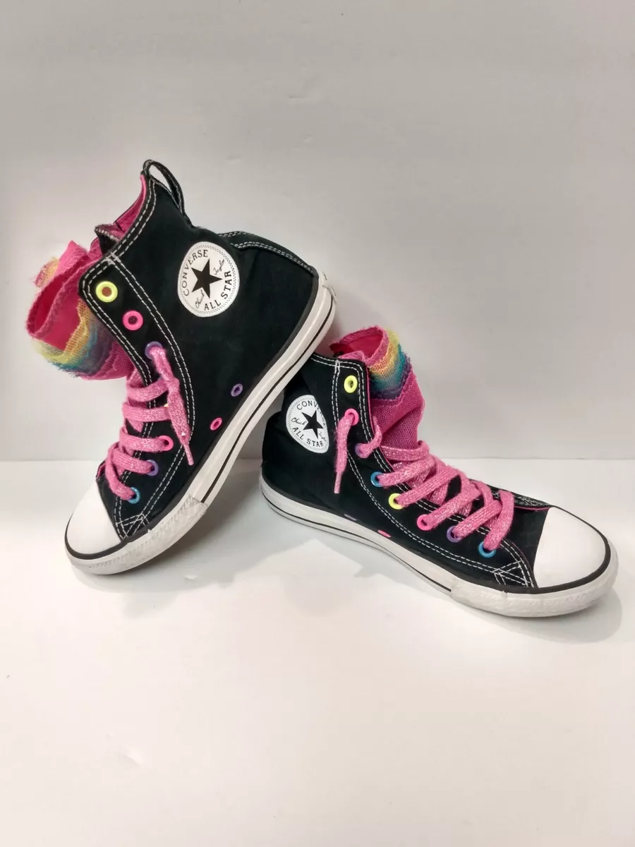 Converse Chuck Taylor All Star Rainbow Tutu Shoes |