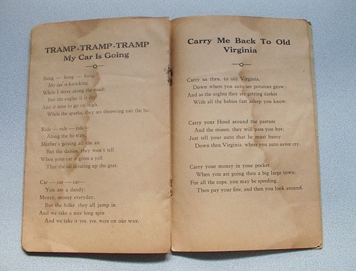 116 Red Hot Nutty Automobile Parodies 1924 Antique Book, Author Tom Crinnin~RARE - Picture 7 of 12