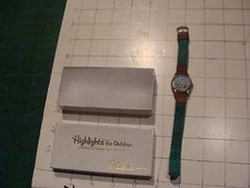 Vintage toy watch: HIGHLIGHTS TOMMY TIMBERTOES WATCH, in box, not working, cool