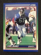 1990 Score Carl Banks #91 New York Giants