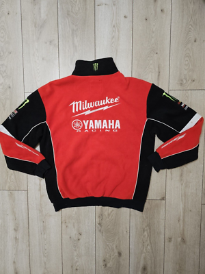 バイクウェア・装備 Yamaha Movistar Team Jacket NEW YAMAHA BIKE LEATHER RACING JACKET ARMOR PROTECTED CE
