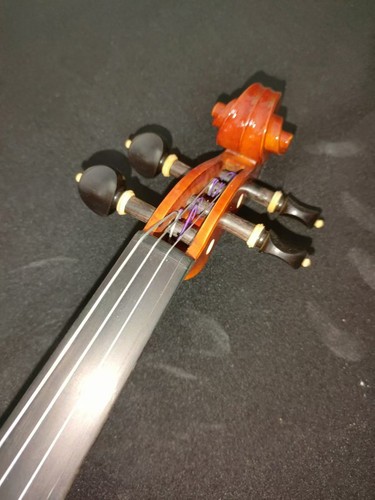 1PC Vanished Violin 4/4 with Case Protection Flamed Maple Back European Wood - Picture 12 of 12