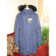 Nwt!! Pajar Women's Lavinia Jacket Size Large $600 Navy Blue