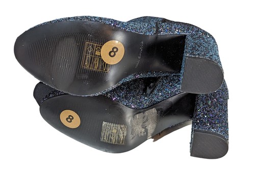 Call It Spring Womens Talcahuano-99 Velvet Closed, Colorful Sparkle, Size 8 - Picture 8 of 10