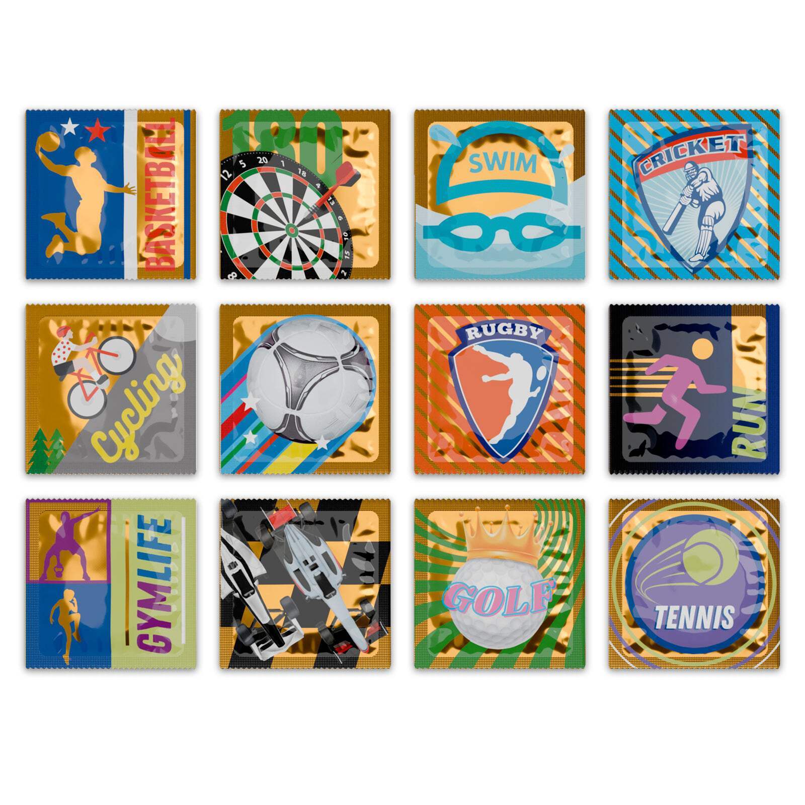 Pasante Sport Themed Condoms Limited Edition 36 Pack