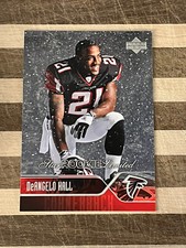 2004 Upper Deck Football DeAngelo Hall Star Rookie Limited Card #222