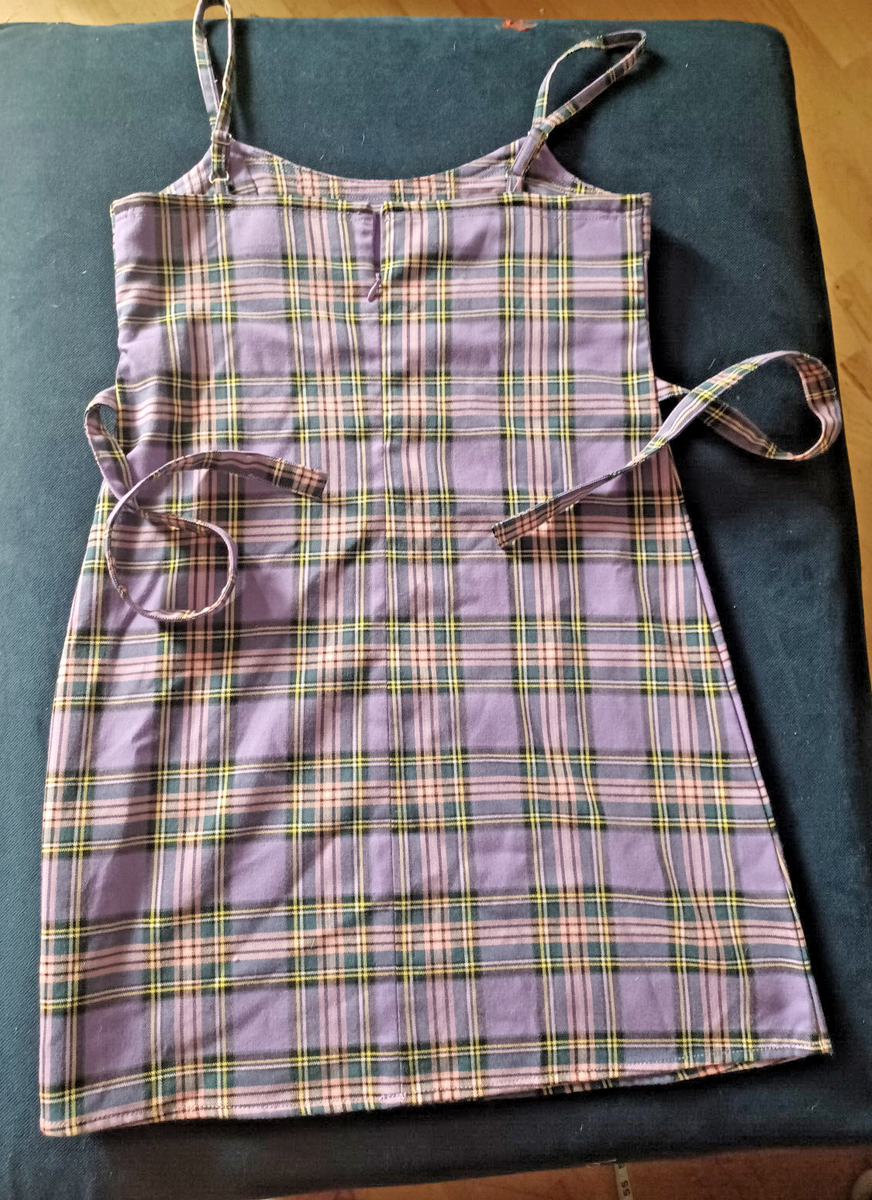 green plaid dress forever 21 Thrills Plaid A Line Mini Dress Green White – Dolls Kill main image 1