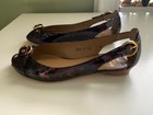 STUART WEITZMAN Open Toe Leather Shoes, Size:7 M — photo 3