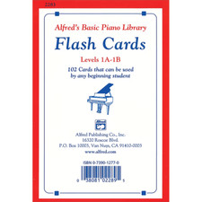 Alfred Basic Piano Library: Flash Cards, Levels 1A  1B
