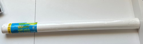 Gowrite! Trocken abwischbare Rolle, selbstklebend, weiß, 24" x 10', 1 Rolle