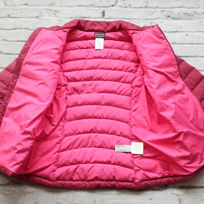 新品　Patagonia girls XLジャケット　ピンク Patagonia Fleece Jacket Pink Raspberry Girls XXL Also Fits