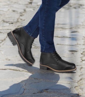 Zapatos negro de pie para hombre. FERRATO . Botas negros | eBay