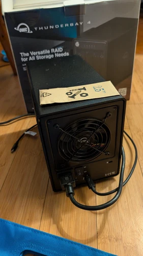OWC ThunderBay 4 Four-Bay Thunderbolt with 32GB Toshiba Drives 1000MB/s Speed