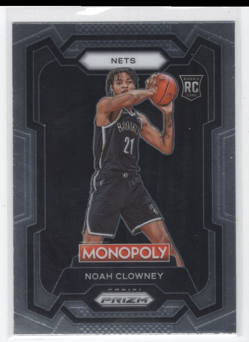 2023-24 Panini Prizm Monopoly Noah Clowney Rookie Brooklyn Nets #12
