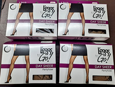 4 pair Leggs to Go Day Sheer Pantyhose Size B Nude 15220