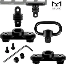 M-LOK QD Sling Mount Swivel With Quick Detach Stud Attachment / QD Sling Swivel