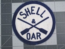vtg 1950s 1960s ephemera - patch Shell  Oar UCSB West coast rowing